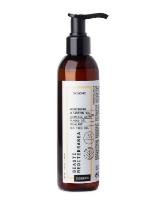 Oleo Gel Limpiador Facial  Nourishing Cleansing Oil Vegano 99% De Ingredientes Naturales 200 ml Beauté Mediterranea