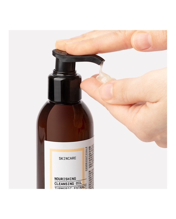 Oleo Gel Limpiador Facial  Nourishing Cleansing Oil Vegano 99% De Ingredientes Naturales 200 ml Beauté Mediterranea