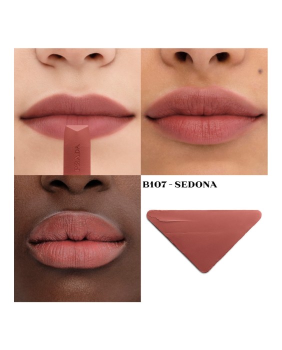Recarga Color de labios duradero y ligero Monochrome Matte Suave Prada