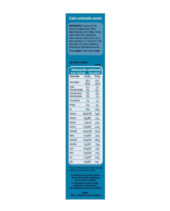 Papilla Avena Integral Con Ciruela Desde 6 Meses 250 g Gerber