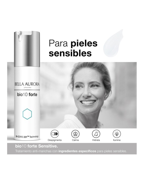 Tratamiento Despigmentante Intensivo de Manchas Oscuras para Pieles Sensibles Bio10 Forte Sensitive Bella Aurora