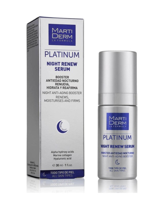 MartiDerm Night Renew Platinum Антивозрастная сыворотка для лица