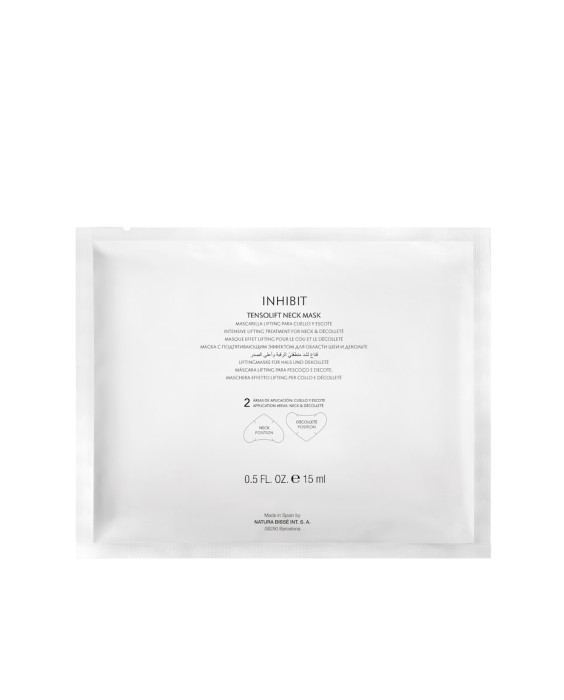 Mascarilla lifting  cuello y escote Inhibit Tensolift Neck Mask 1 unidad Natura Bissé