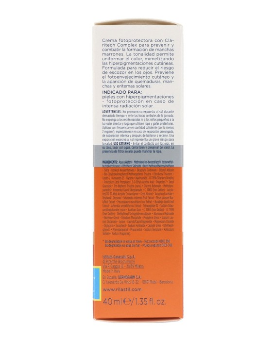 Protector solar 50+ D-Clar Medium 40 ml Rilastil Sun System