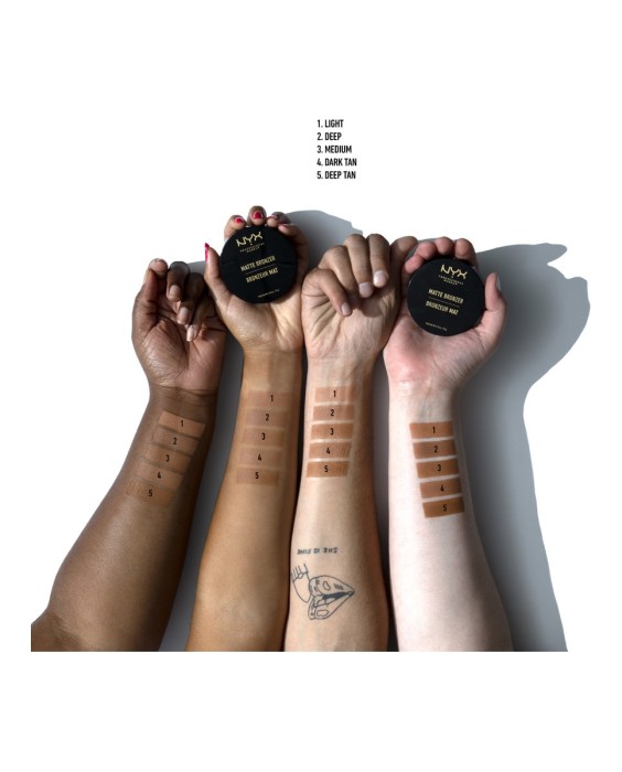 Polvos Bronceadores Mate Matte Bronzer NYX Professional Makeup