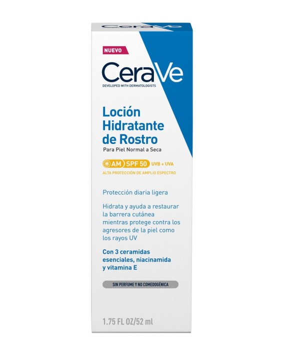 Loción Hidratante Facial SPF 50 Cerave