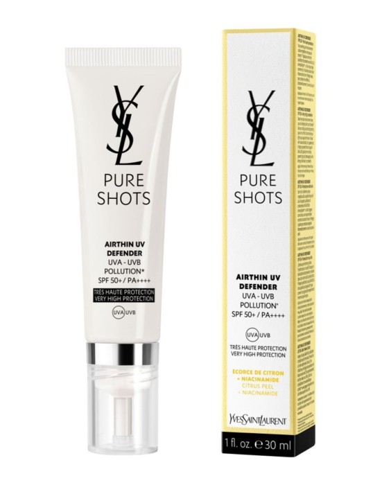 Yves Saint Laurent Airthin UV Defende 30мл Солнцезащитный экран для лица