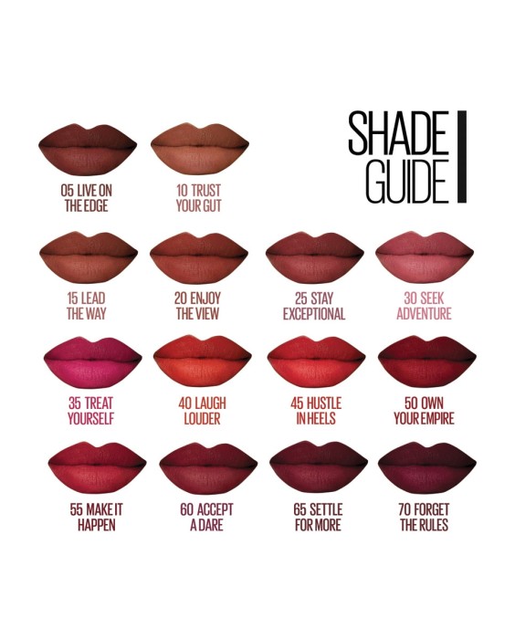 Barra de labios mate SuperStay Ink Crayon Maybelline