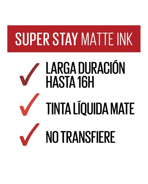 Barra de labios Superstay Matte Ink Moodmakers Maybelline