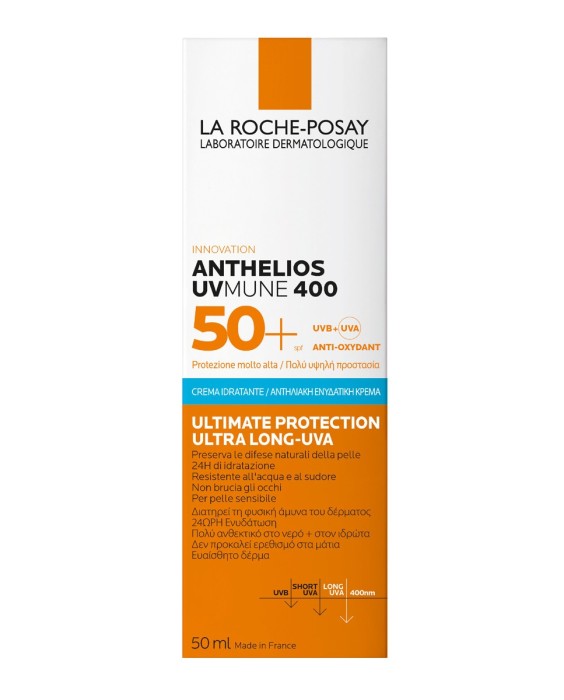 Protector solar Crema Hidratante SPF50+ Anthelios UV-MUNE 400 50 ml La Roche Posay