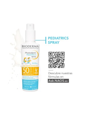 Spray Crema Solar Niños Photoderm Pediatrics Spray SPF50+ 200 ml Bioderma