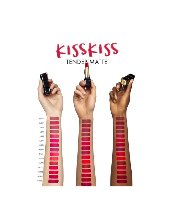 Barra de labios KissKiss Tender Matte Guerlain