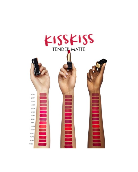 Barra de labios KissKiss Tender Matte Guerlain
