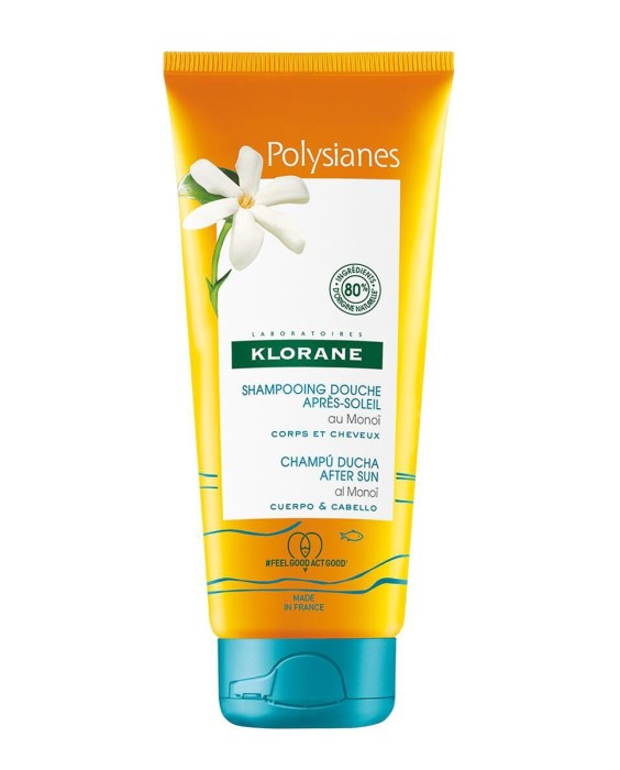 Champú Ducha Aftersun Cabello & Cuerepo Al Monoï 200 ml Klorane