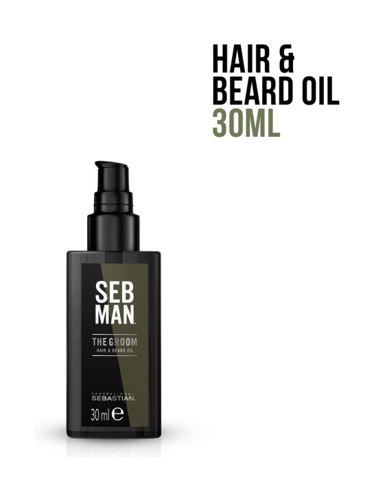 Aceite para barba Seb Man Hair & Beard Oil The Groom 30 ml Sebastian Professional