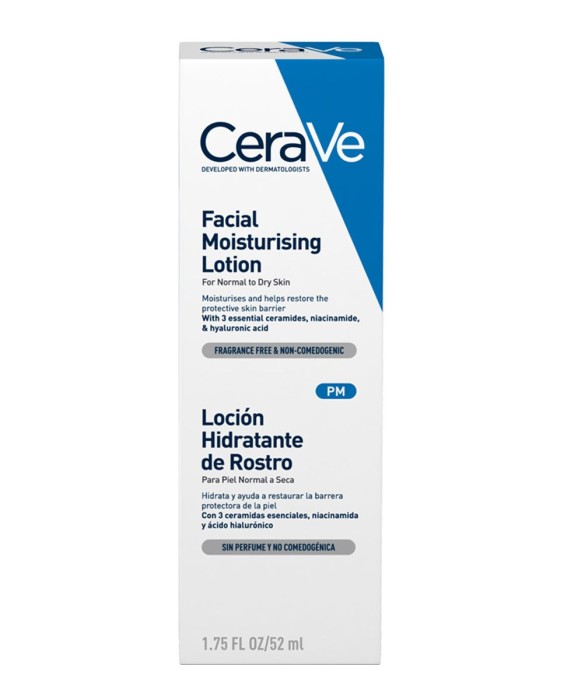 Loción Hidratante Rostro 52 ml Cerave