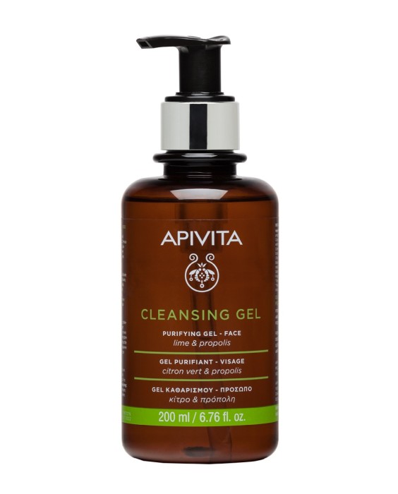 Gel Limpiador Pieles Grasa/Mixta con Propóleo & Cítricos Apivita