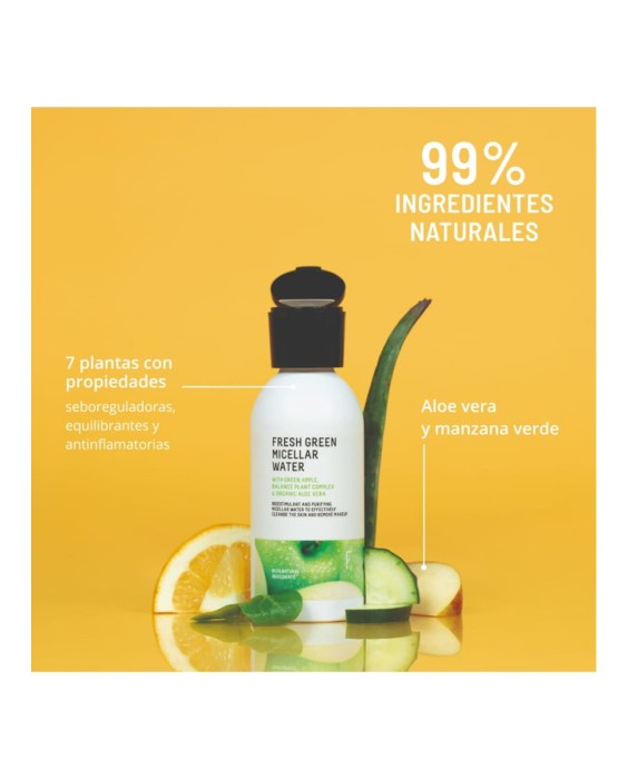 Agua Micelar Fresh Green Miscellar Water 100 ml Freshly Cosmetics