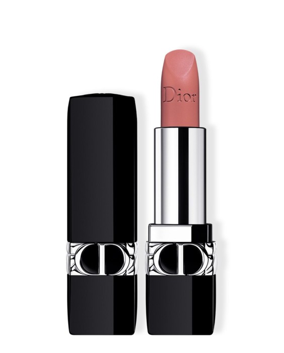 Barra de labios recargable color couture - 4 acabados: satinado, mate, metalizado y aterciopelado - tratamiento floral - confort y larga duración