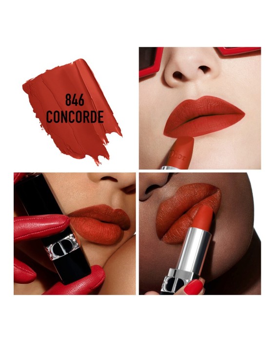 Barra de labios recargable color couture - 4 acabados: satinado, mate, metalizado y aterciopelado - tratamiento floral - confort y larga duración
