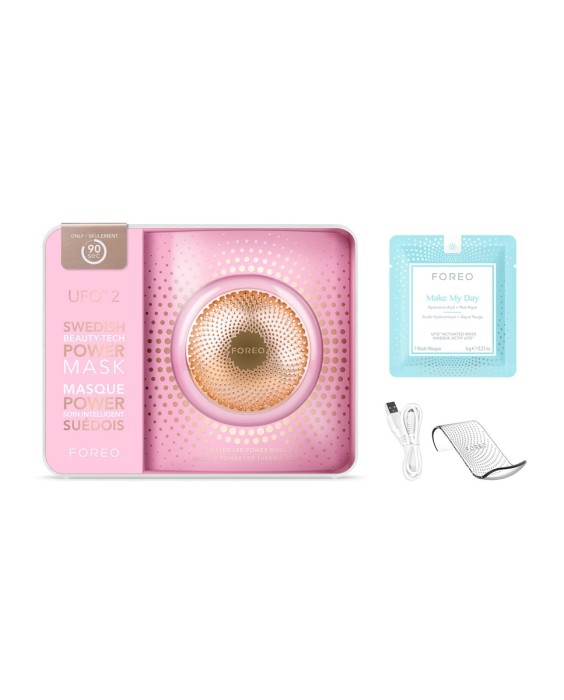 UFO™ 2 - Tratamiento de mascarilla facial para todo tipo de pieles Pearl Pink FOREO