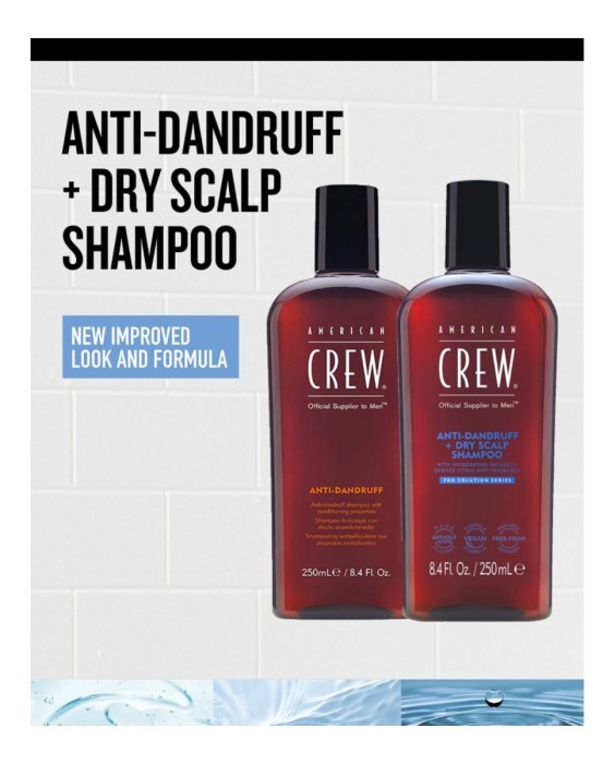 Champú anticaspa Anti-Dand Dry 250 ml American Crew