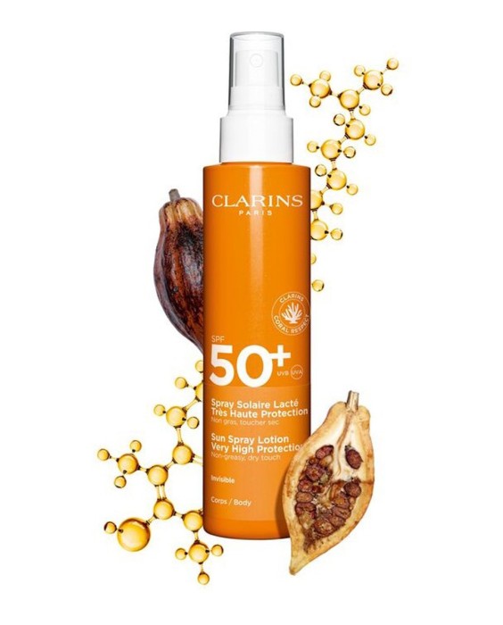 Clarins Sun Spray Lotion SPF50+ 150мл солнцезащитный спрей