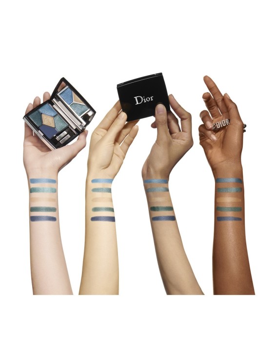 Paleta de sombras de ojos - colores intensos - polvo cremoso de larga duración