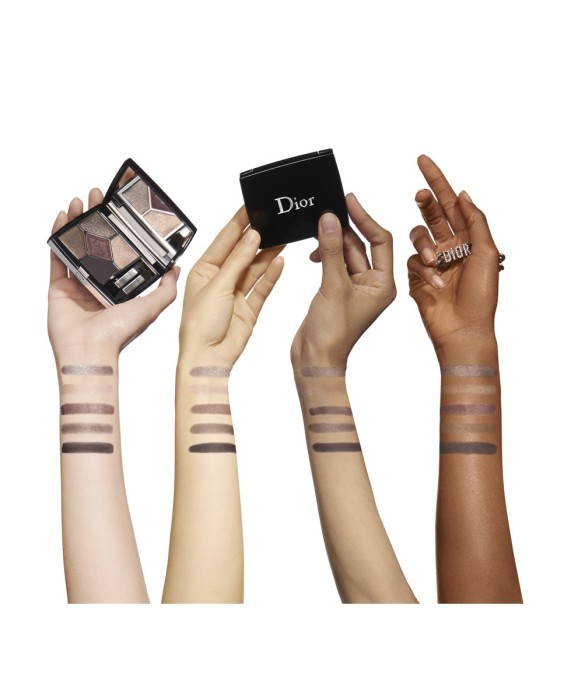 Paleta de sombras de ojos - colores intensos - polvo cremoso de larga duración