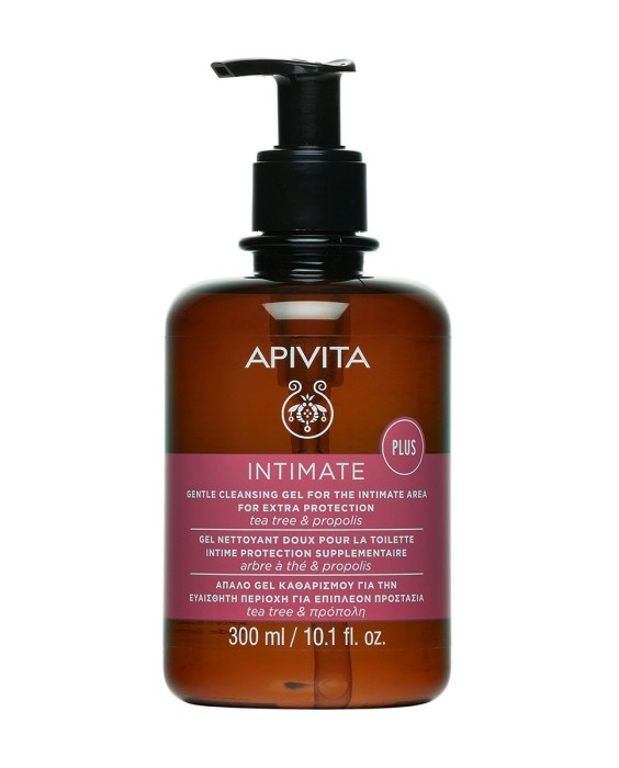 Gel Íntimo Limpiador Suave Plus Con Árbol de Té & Propóleo Intimate Apivita
