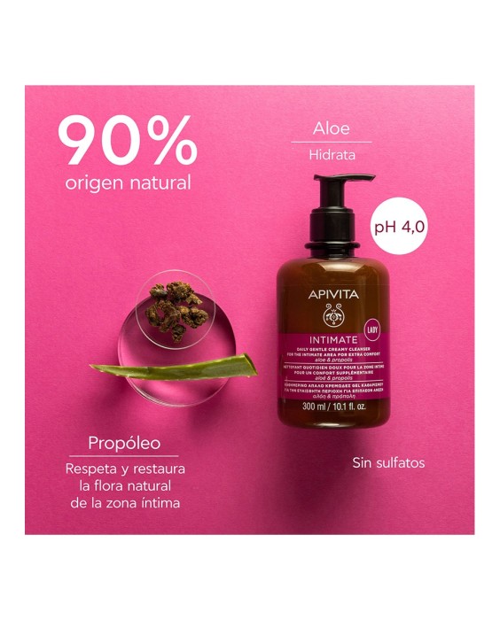 Gel Íntimo Limpiador Suave Plus Con Árbol de Té & Propóleo Intimate Apivita