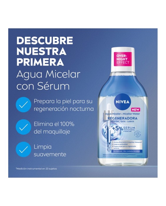 Agua Micelar Con Sérum Regeneradora 400 ml Nivea