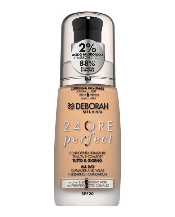 Base de maquillaje 24ore perfect SPF 20 Deborah Milano