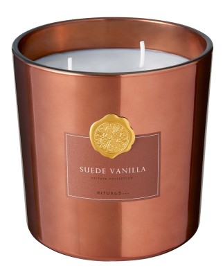 Vela aromática XL Suede Vanilla Scented Candle XL luxury 1000 g Rituals