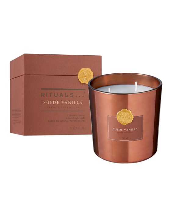 Vela aromática XL Suede Vanilla Scented Candle XL luxury 1000 g Rituals