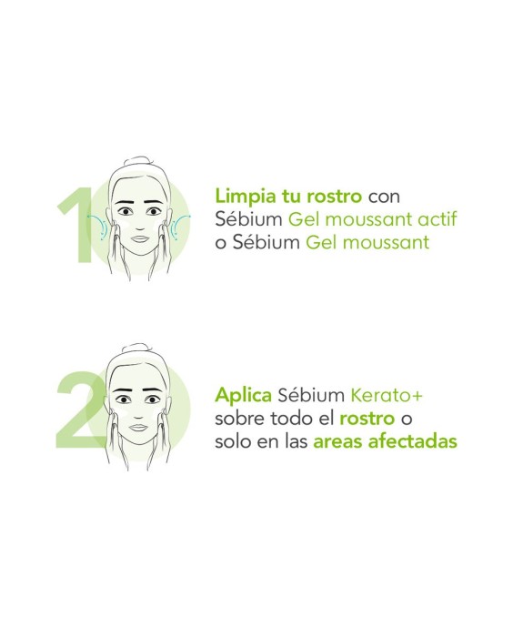 Gel Crema anti-imperfecciones Sébium Kerato+ 30 ml Bioderma