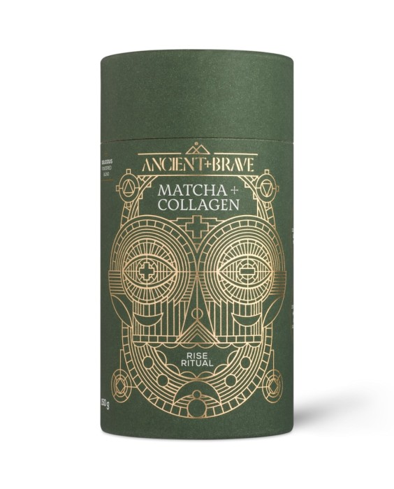 Complemento alimenticio con colágeno Matcha 150 gr Ancient and Brave
