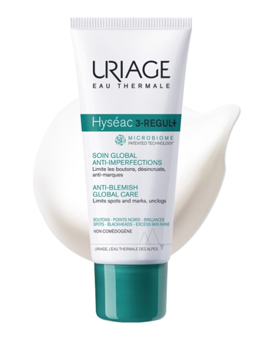 Crema Facial Cuidado Global Para Granos Hyseac 40 ml Uriage