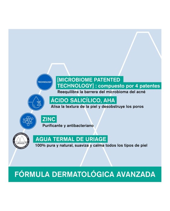 Crema Facial Cuidado Global Para Granos Hyseac 40 ml Uriage