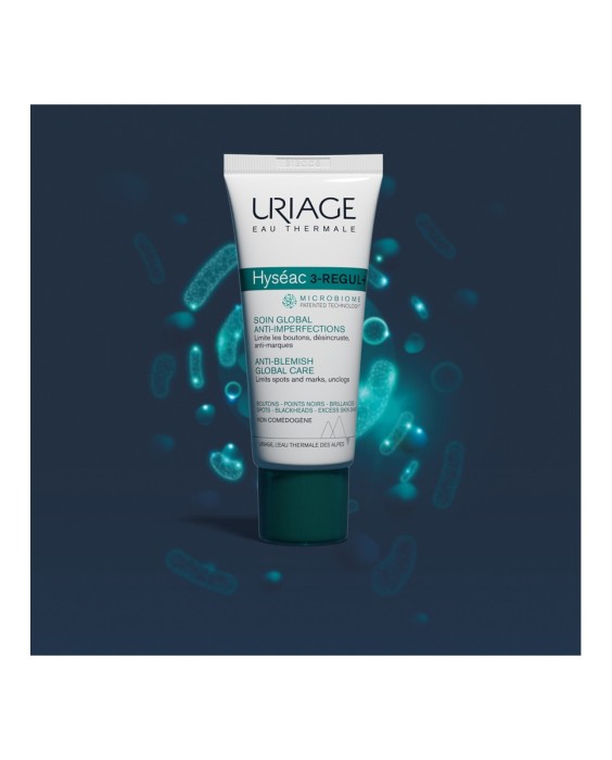 Crema Facial Cuidado Global Para Granos Hyseac 40 ml Uriage