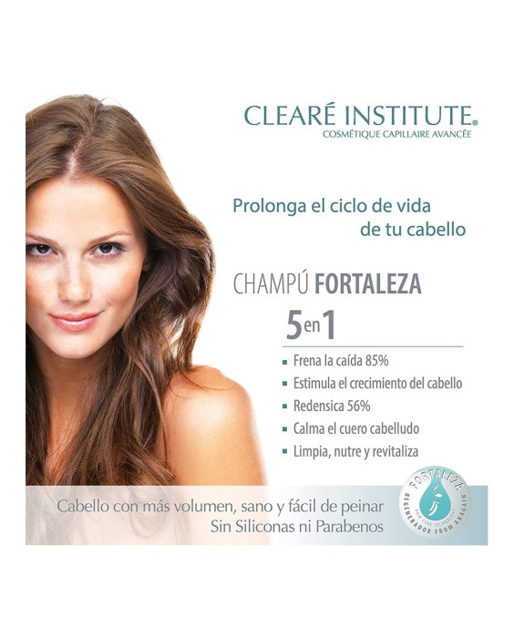 Champú Fortaleza Anticaída Clearé institute
