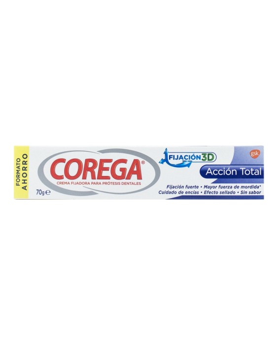 Crema Fijadora Dentaduras Postizas Acción Total 70 g Corega