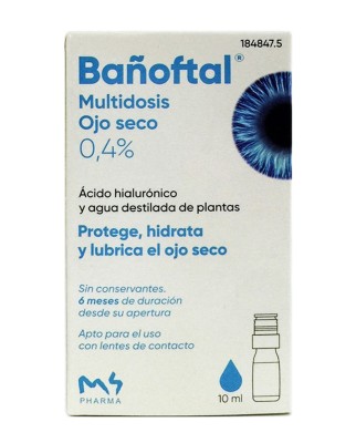 Multidosis ojo seco 0,4% AH Bañoftal