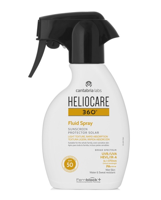 Heliocare 360º Fluid SPF50 250мл Солнцезащитный спрей