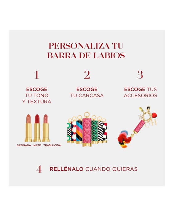 Barra de Labios Fabulous Kiss Efecto Satinado Carolina Herrera Edición Limitada