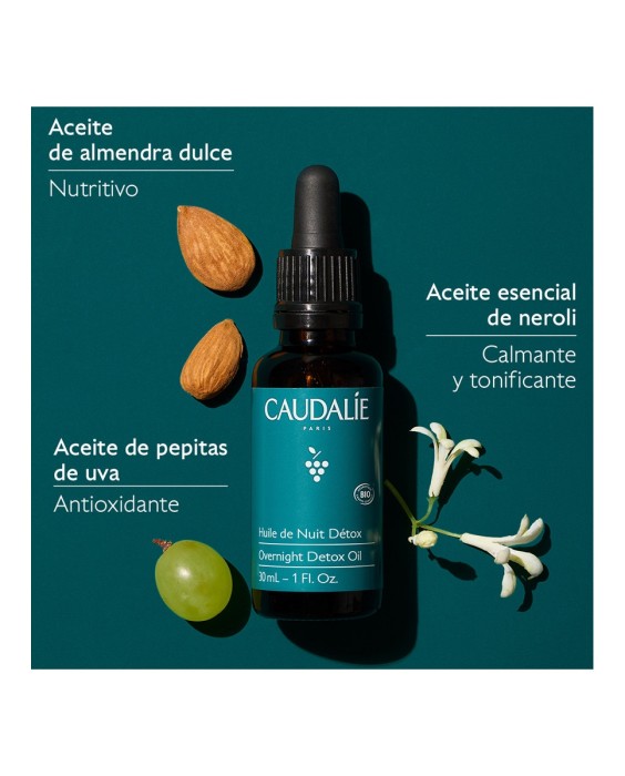Aceite De Noche Detox Vinergetic 30 ml Caudalie