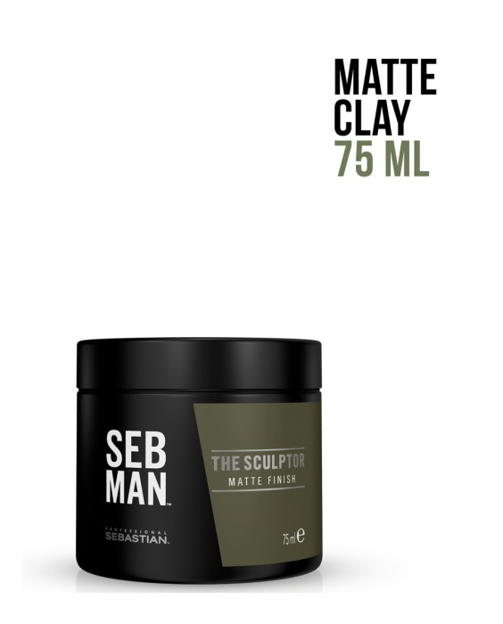 Cera Fijadora The Sculptor Seb Man Matte Clay 75 ml Sebastian Professional