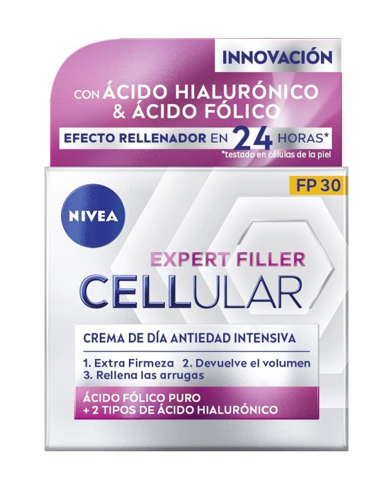 Crema De Día Hyaluron Cellular Filler Antiedad Y Firmeza Fp30 50 ml Nivea
