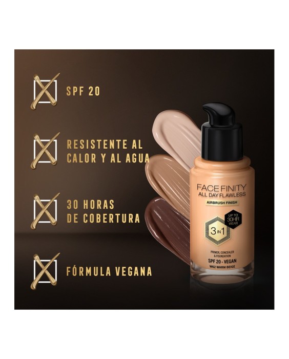 Base de Maquillaje Facefinity Foundation Max Factor