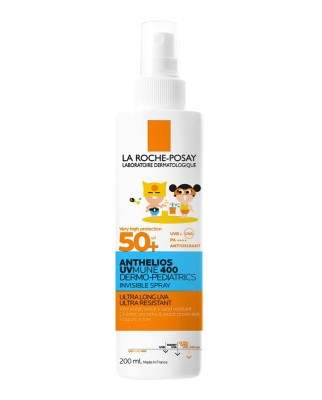 Protector solar corporal Anthelios UV-Mune 400 Dermopediatrics Spray Invisible SPF50+ La Roche Posay